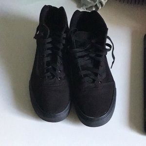 Black high top vans